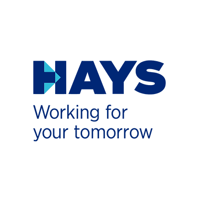 Logo Hays, working for your tomorrow