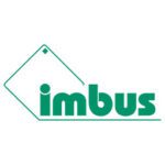 Eine Grafik zeigt das grüne Logo des Unternehmens imbus. 